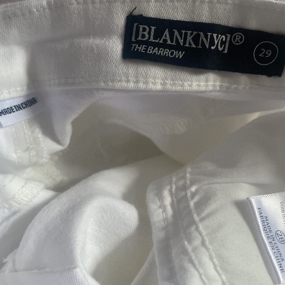 (B53) BlankNYC The Barrow Vintage High Rise Short, in Great White Size 27, NWT - Picture 5 of 8